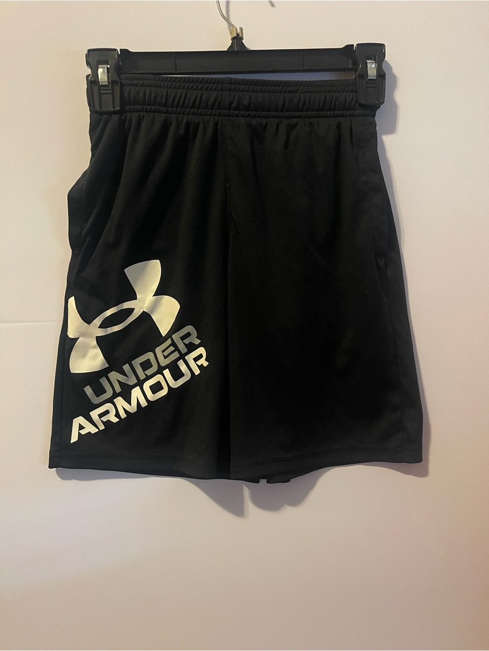 Jordan Black Athletic Shorts with White Logo